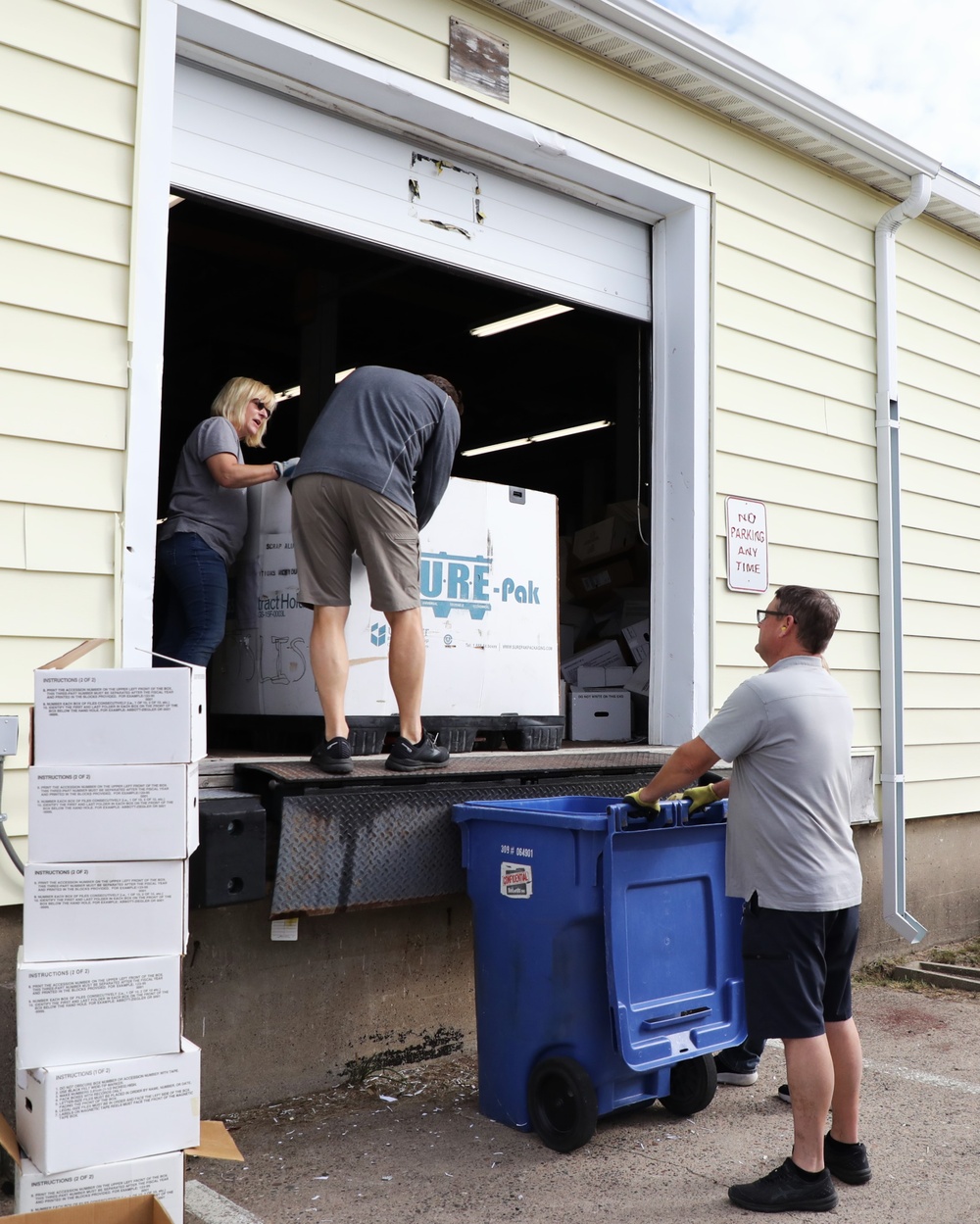 Fort McCoy holds massive fall 2023 paper shredding, recycling; event reflects Army Energy Action Month ideals