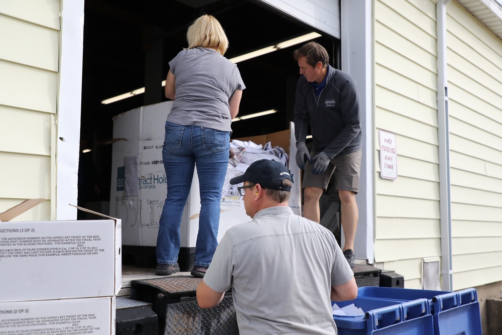 Fort McCoy holds massive fall 2023 paper shredding, recycling; event reflects Army Energy Action Month ideals