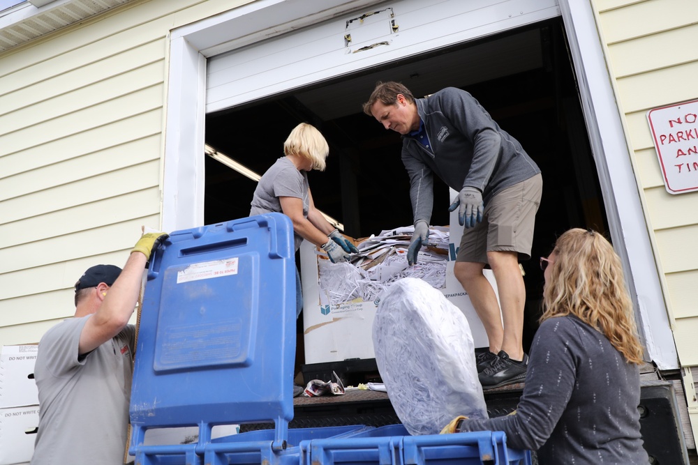 Fort McCoy holds massive fall 2023 paper shredding, recycling; event reflects Army Energy Action Month ideals