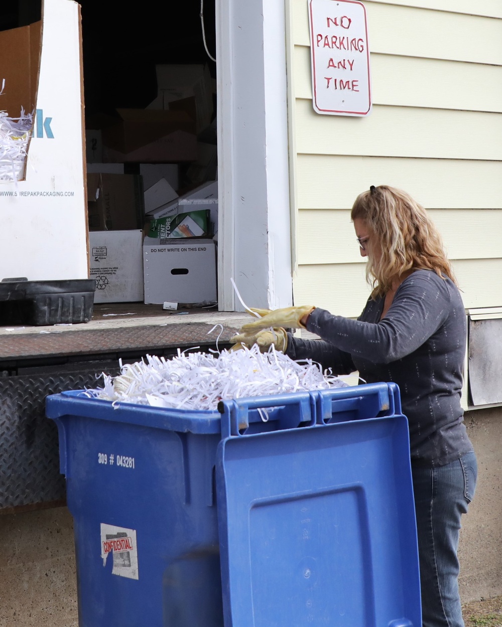 Fort McCoy holds massive fall 2023 paper shredding, recycling; event reflects Army Energy Action Month ideals