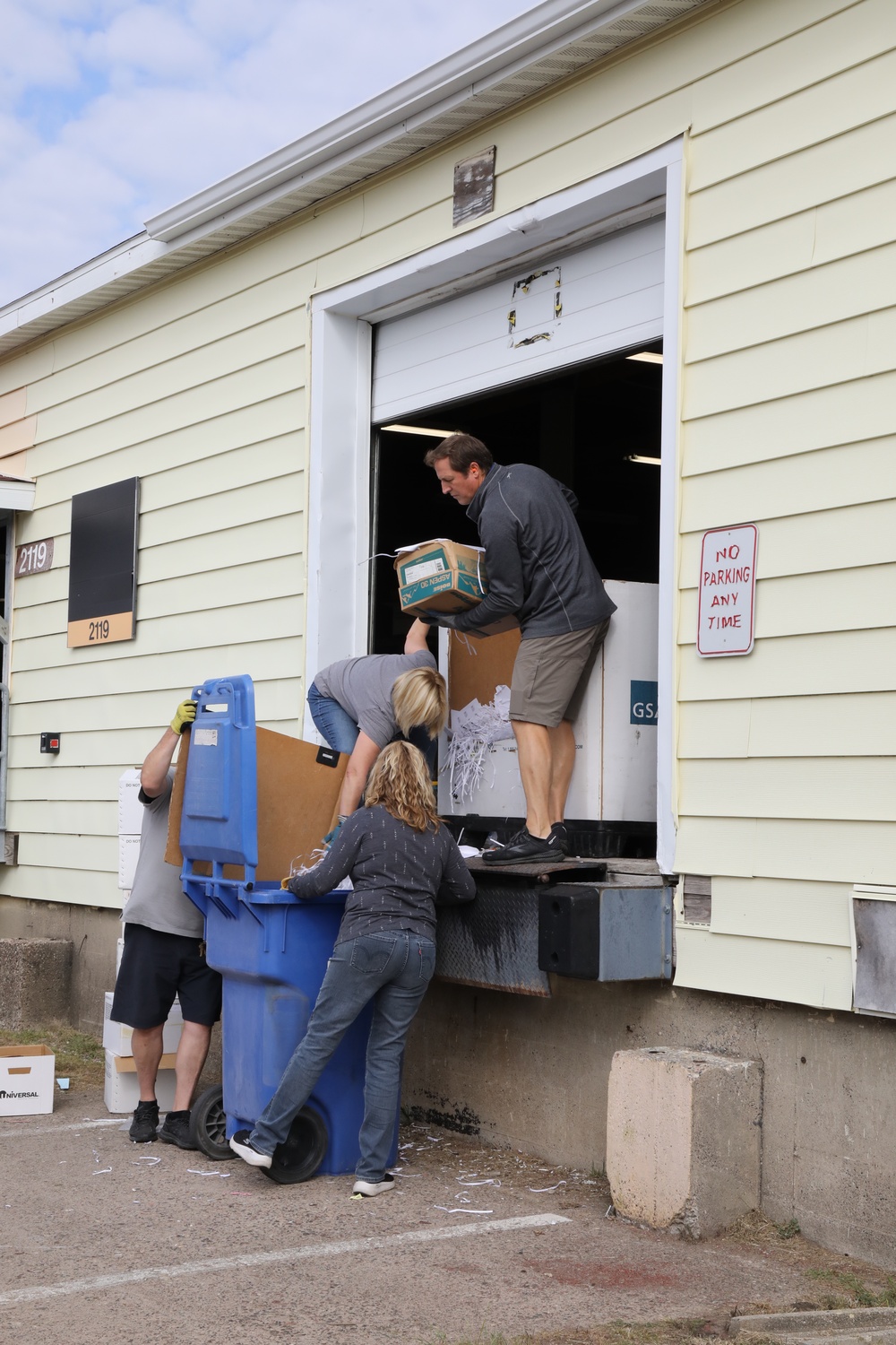 Fort McCoy holds massive fall 2023 paper shredding, recycling; event reflects Army Energy Action Month ideals