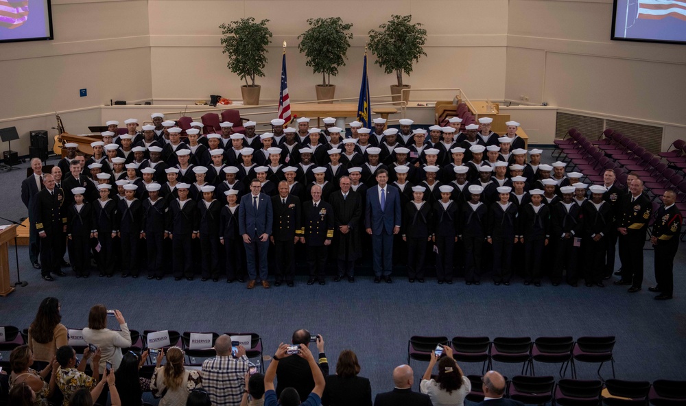 Recruit Training Command’s (RTC) Naturalization Ceremony