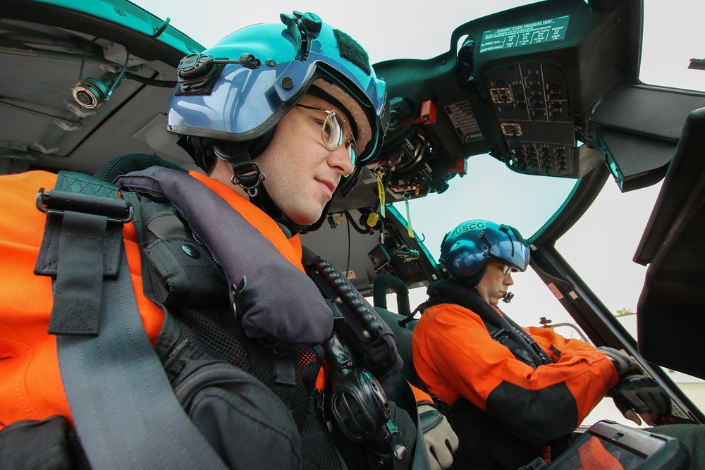 Coast Guard Air Station Detroit Receives First Upgraded MH-65E Dolphin Helicopter