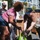 U.S. Navy Sailors distribute food to the local community during San Francisco Fleet Week