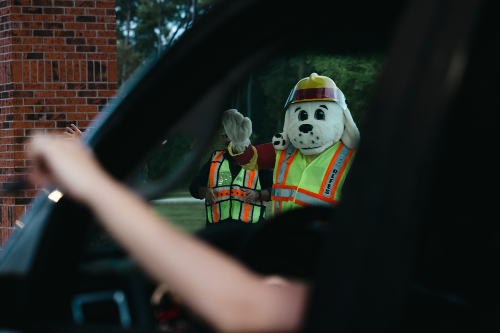 Marine Corps Air Station New River Gate Visit with Sparky