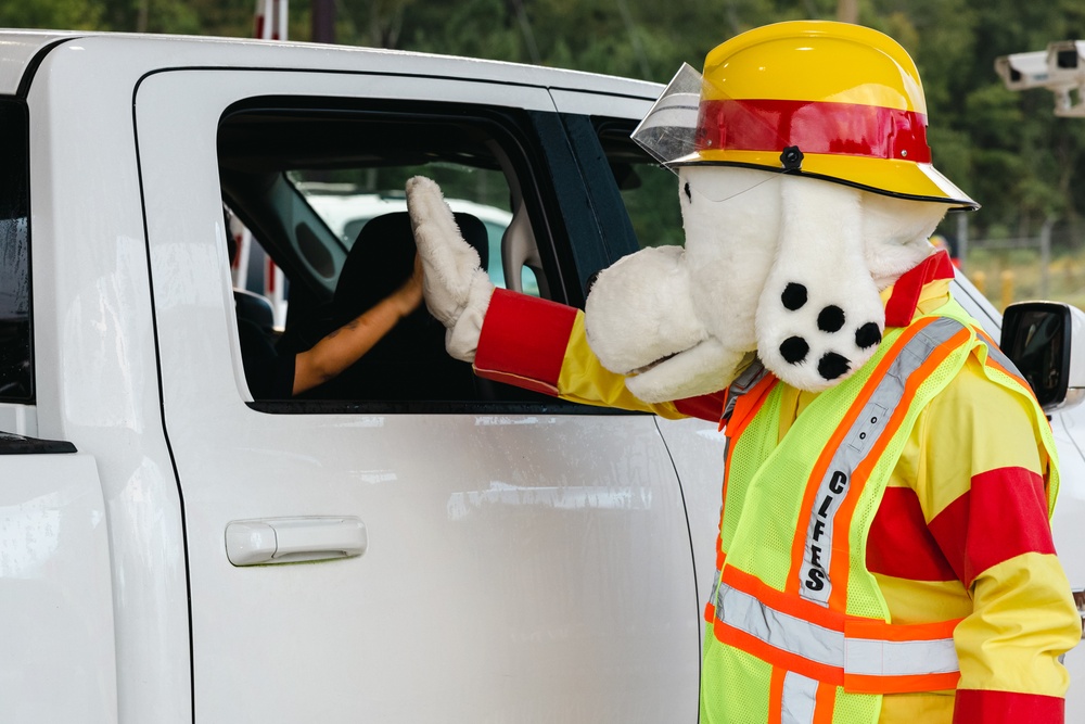 Marine Corps Air Station New River Gate Visit with Sparky