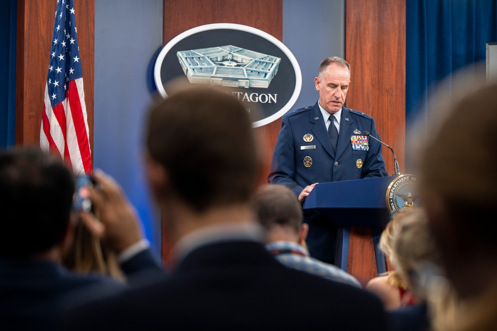 Pentagon Press Secretary Brig. Gen. Ryder hosts Press Briefing