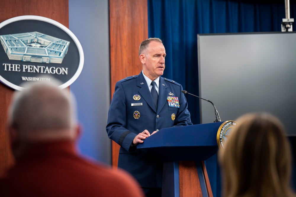 Pentagon Press Secretary Brig. Gen. Ryder hosts Press Briefing