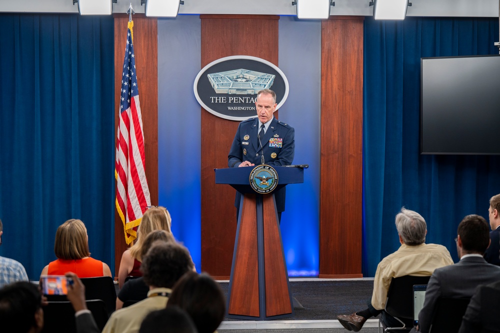 Pentagon Press Secretary Brig. Gen. Ryder hosts Press Briefing