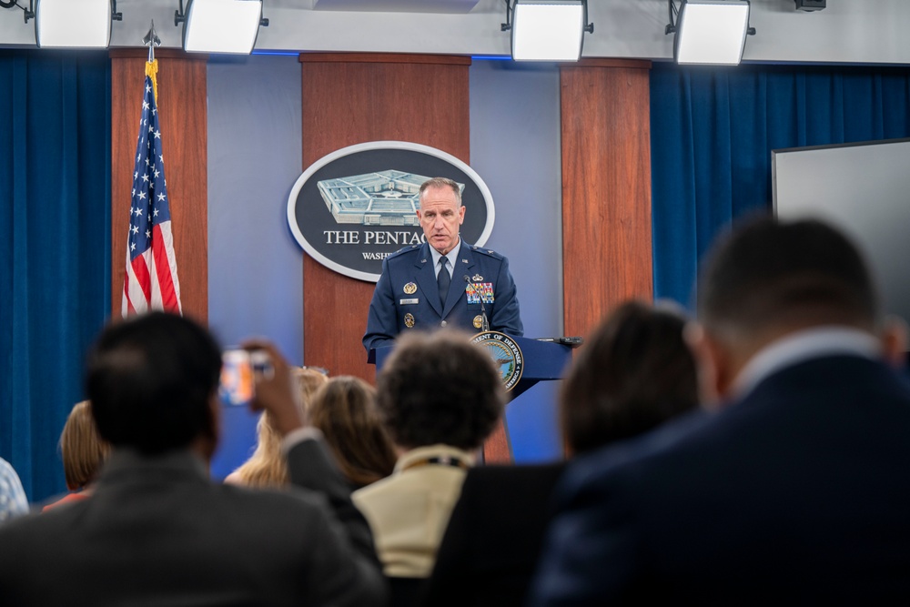 Pentagon Press Secretary Brig. Gen. Ryder hosts Press Briefing