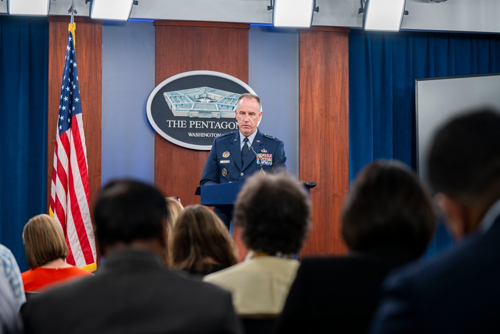 Pentagon Press Secretary Brig. Gen. Ryder hosts Press Briefing