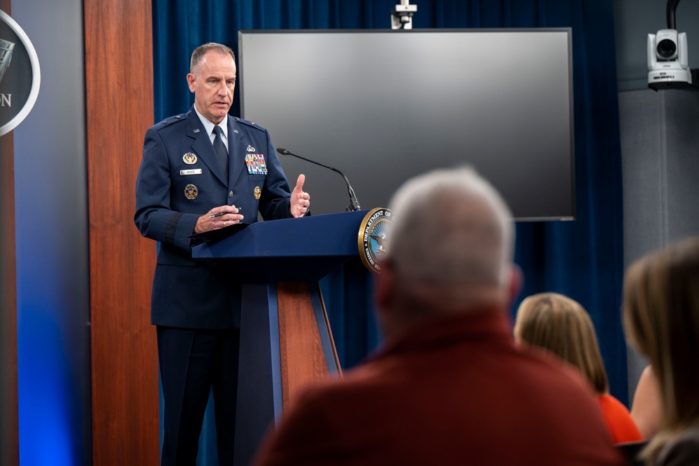 Pentagon Press Secretary Brig. Gen. Ryder hosts Press Briefing