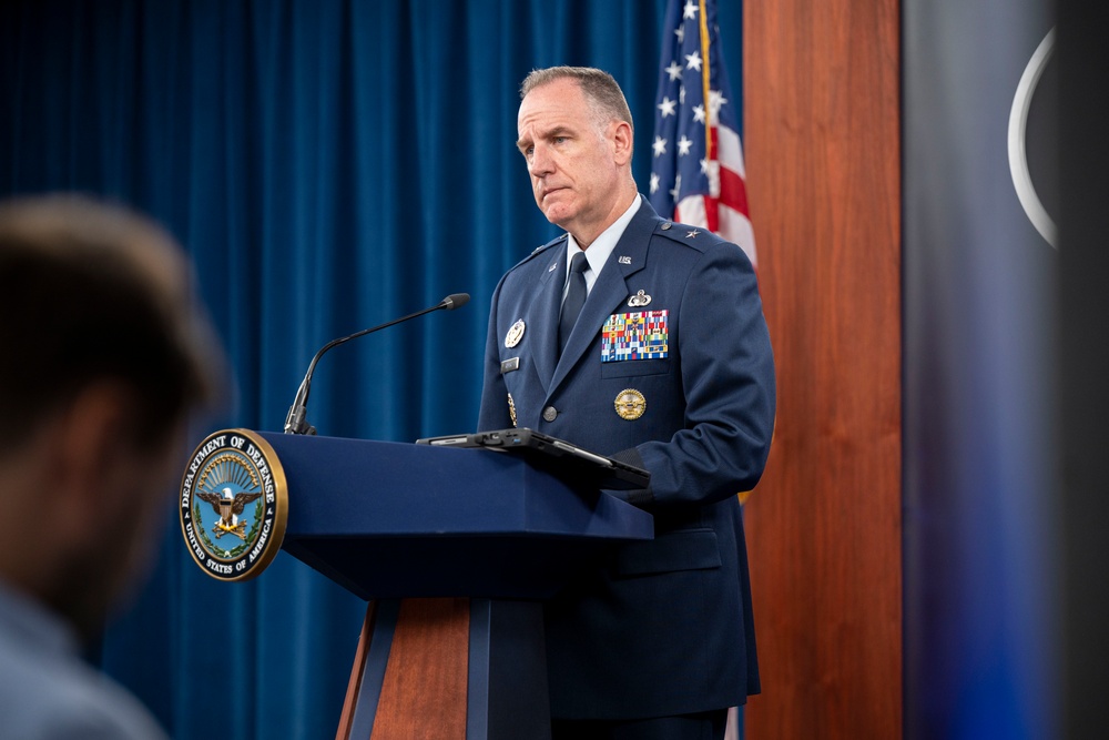 Pentagon Press Secretary Brig. Gen. Ryder hosts Press Briefing