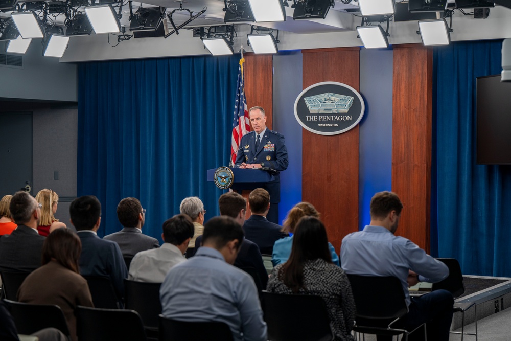 Pentagon Press Secretary Brig. Gen. Ryder hosts Press Briefing