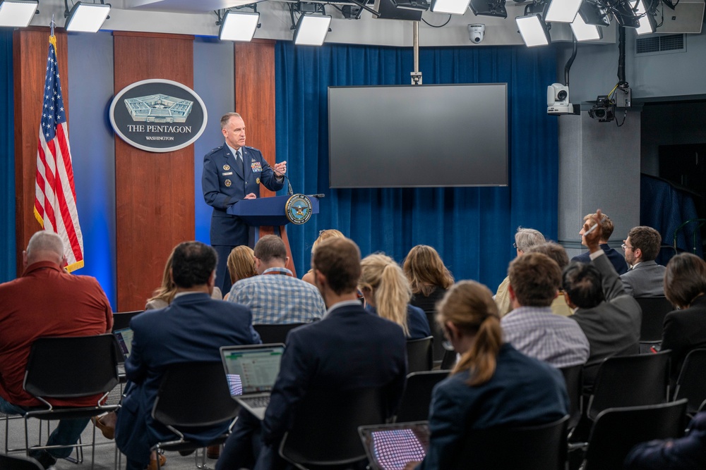 Pentagon Press Secretary Brig. Gen. Ryder hosts Press Briefing