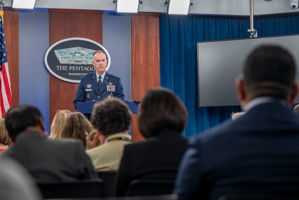 Pentagon Press Secretary Brig. Gen. Ryder hosts Press Briefing