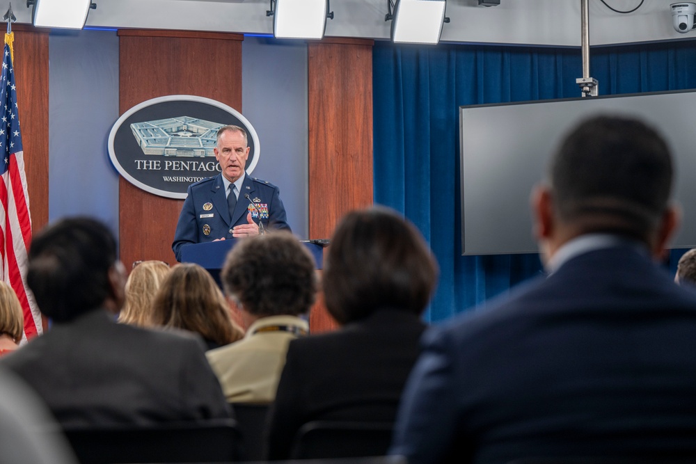 Pentagon Press Secretary Brig. Gen. Ryder hosts Press Briefing