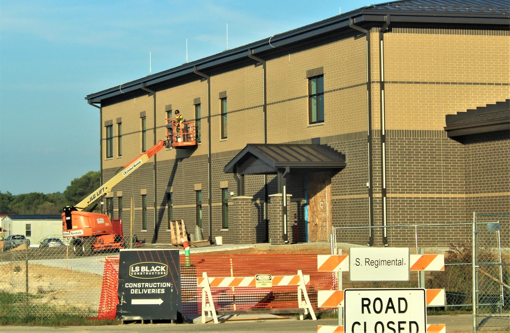 October 2023 construction operations of $11.96 million transient training brigade headquarters at Fort McCoy