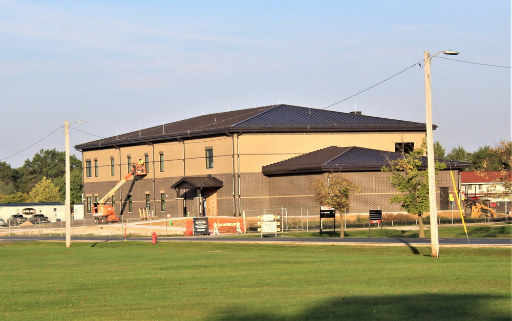 October 2023 construction operations of $11.96 million transient training brigade headquarters at Fort McCoy