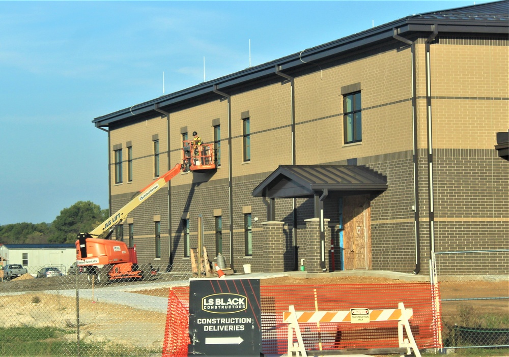 October 2023 construction operations of $11.96 million transient training brigade headquarters at Fort McCoy