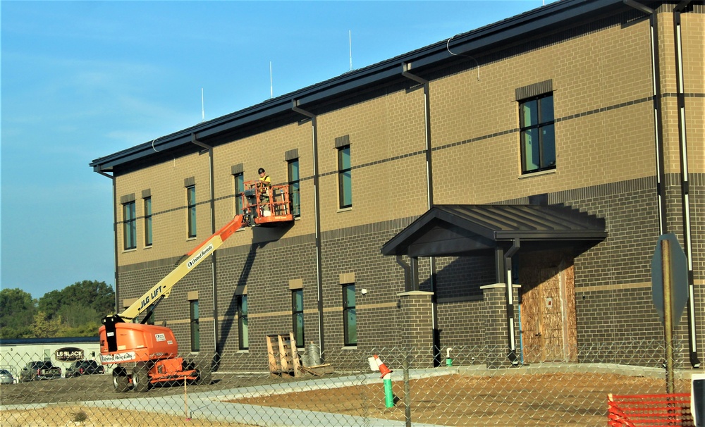 October 2023 construction operations of $11.96 million transient training brigade headquarters at Fort McCoy