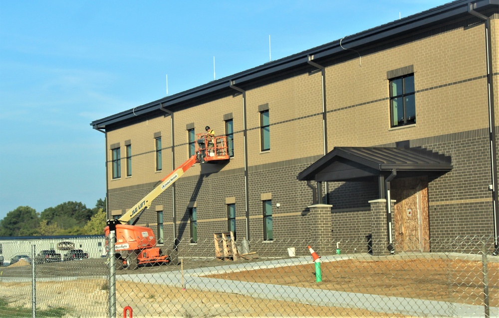 October 2023 construction operations of $11.96 million transient training brigade headquarters at Fort McCoy