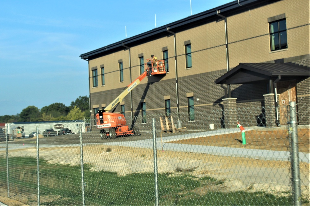 October 2023 construction operations of $11.96 million transient training brigade headquarters at Fort McCoy