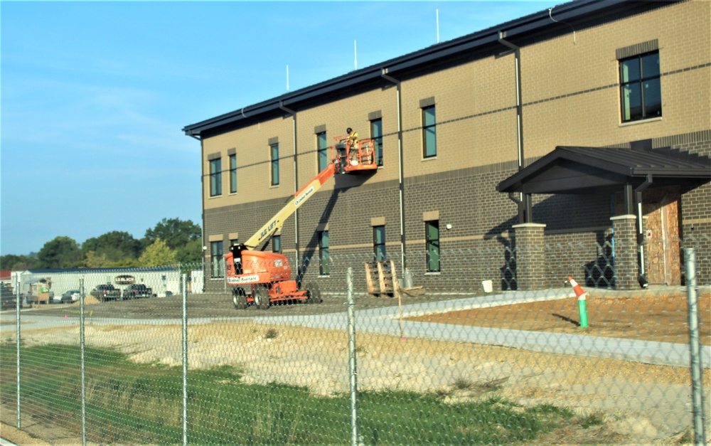 October 2023 construction operations of $11.96 million transient training brigade headquarters at Fort McCoy