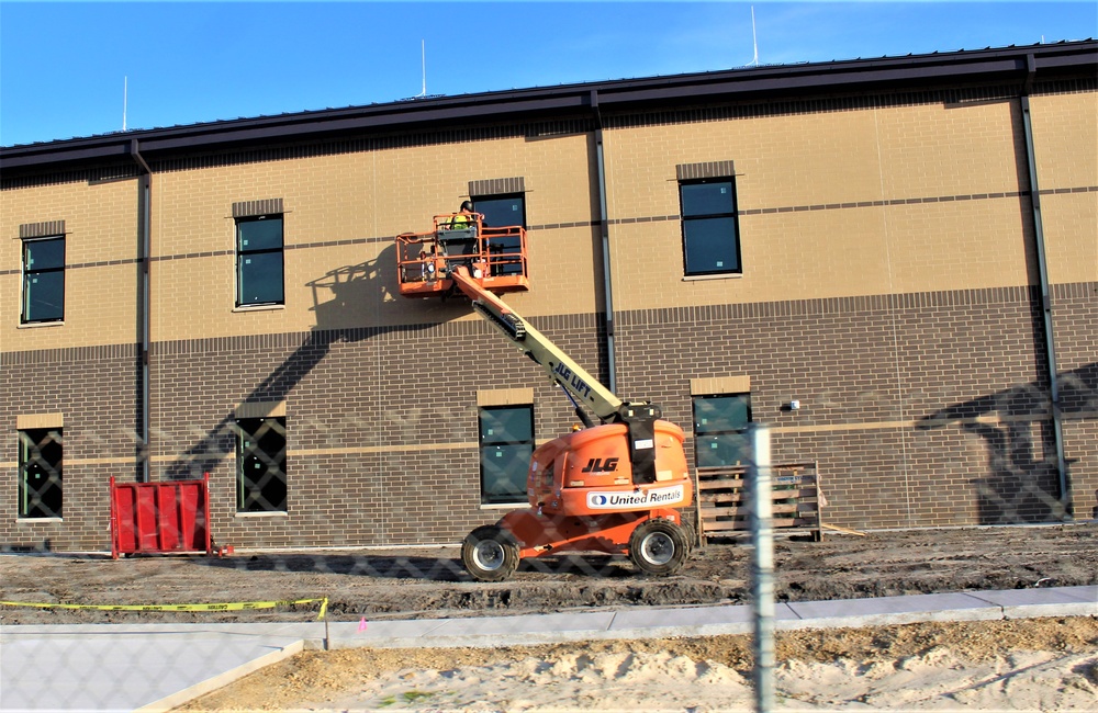 October 2023 construction operations of $11.96 million transient training brigade headquarters at Fort McCoy