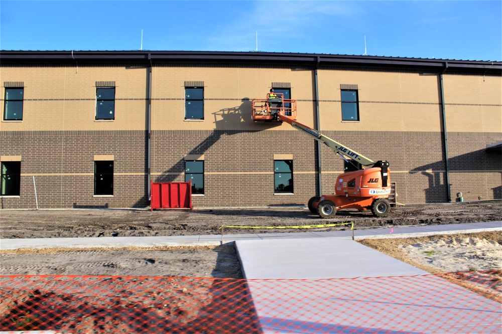 October 2023 construction operations of $11.96 million transient training brigade headquarters at Fort McCoy