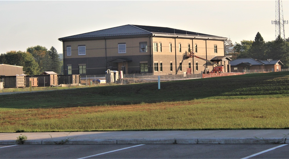 October 2023 construction operations of $11.96 million transient training brigade headquarters at Fort McCoy