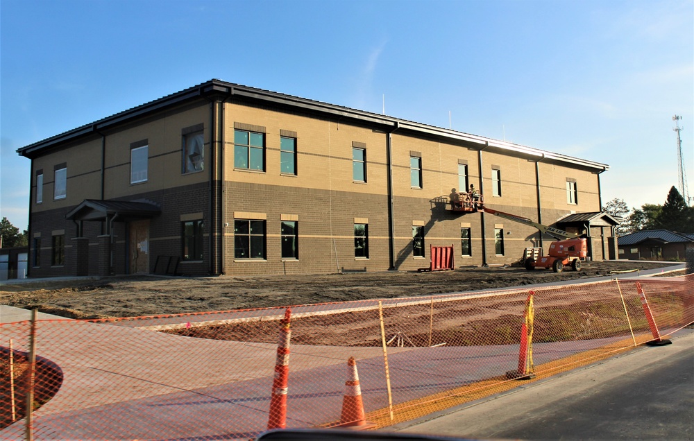 October 2023 construction operations of $11.96 million transient training brigade headquarters at Fort McCoy