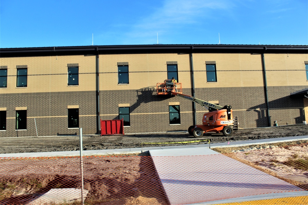 October 2023 construction operations of $11.96 million transient training brigade headquarters at Fort McCoy