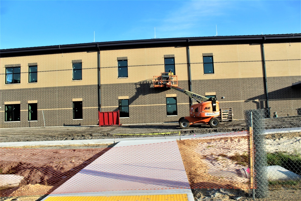 October 2023 construction operations of $11.96 million transient training brigade headquarters at Fort McCoy