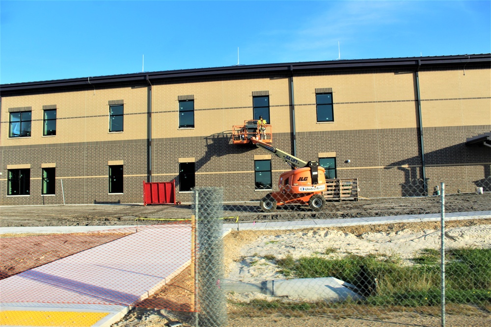 October 2023 construction operations of $11.96 million transient training brigade headquarters at Fort McCoy