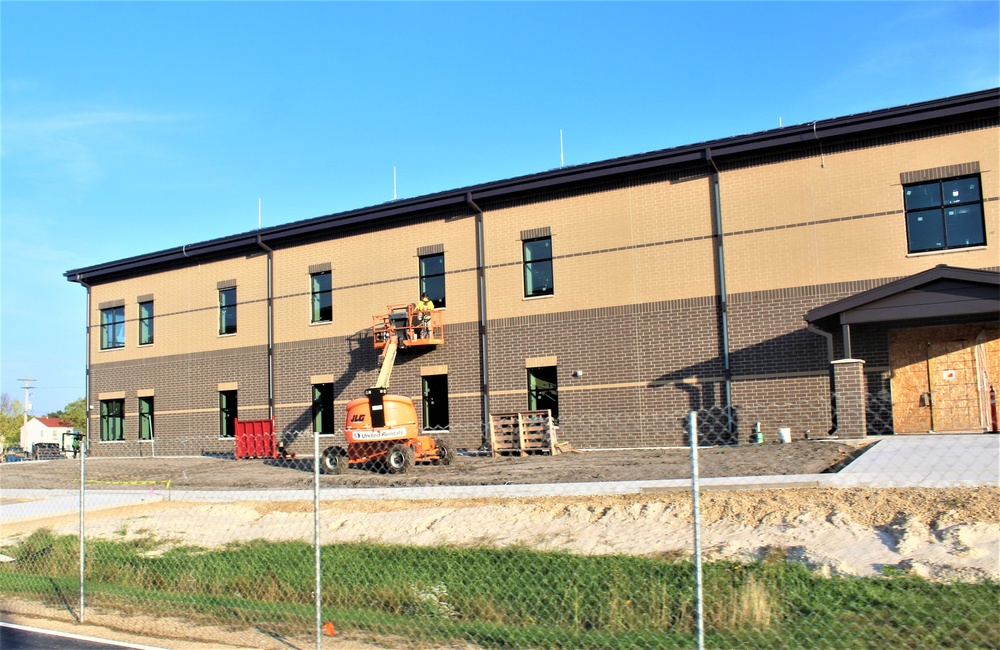 October 2023 construction operations of $11.96 million transient training brigade headquarters at Fort McCoy