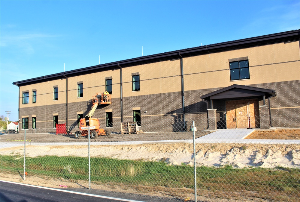 October 2023 construction operations of $11.96 million transient training brigade headquarters at Fort McCoy