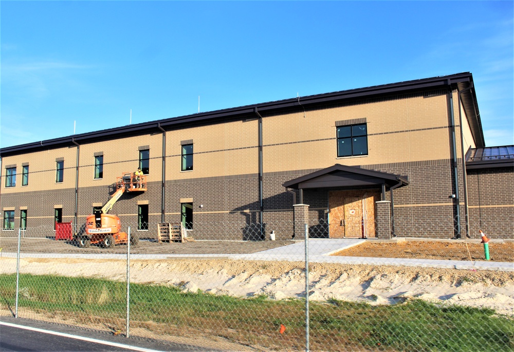 October 2023 construction operations of $11.96 million transient training brigade headquarters at Fort McCoy