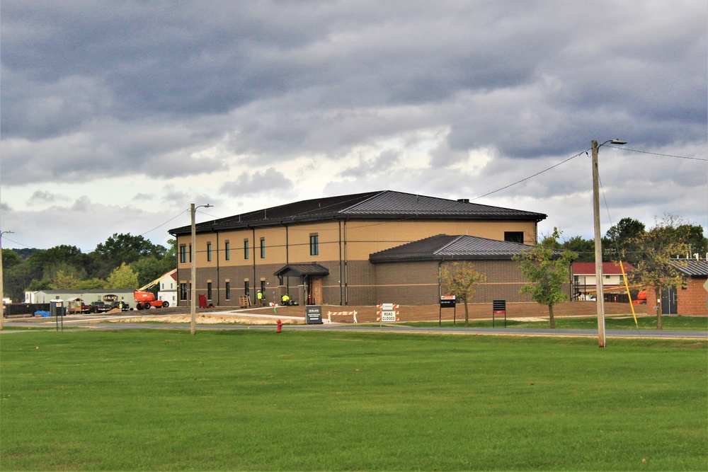 October 2023 construction operations of $11.96 million transient training brigade headquarters at Fort McCoy