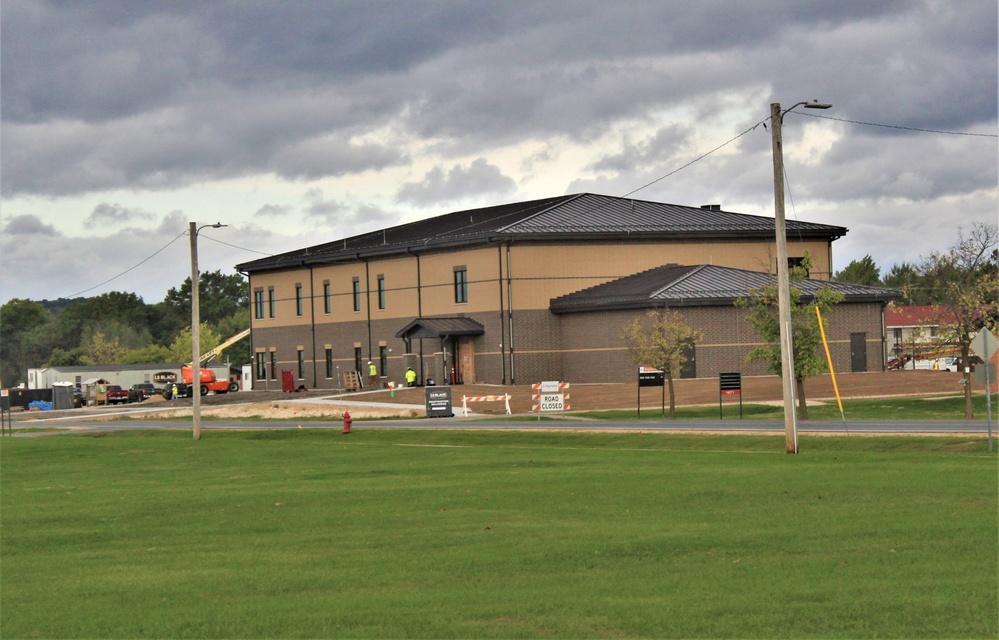 October 2023 construction operations of $11.96 million transient training brigade headquarters at Fort McCoy