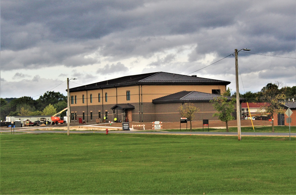 October 2023 construction operations of $11.96 million transient training brigade headquarters at Fort McCoy