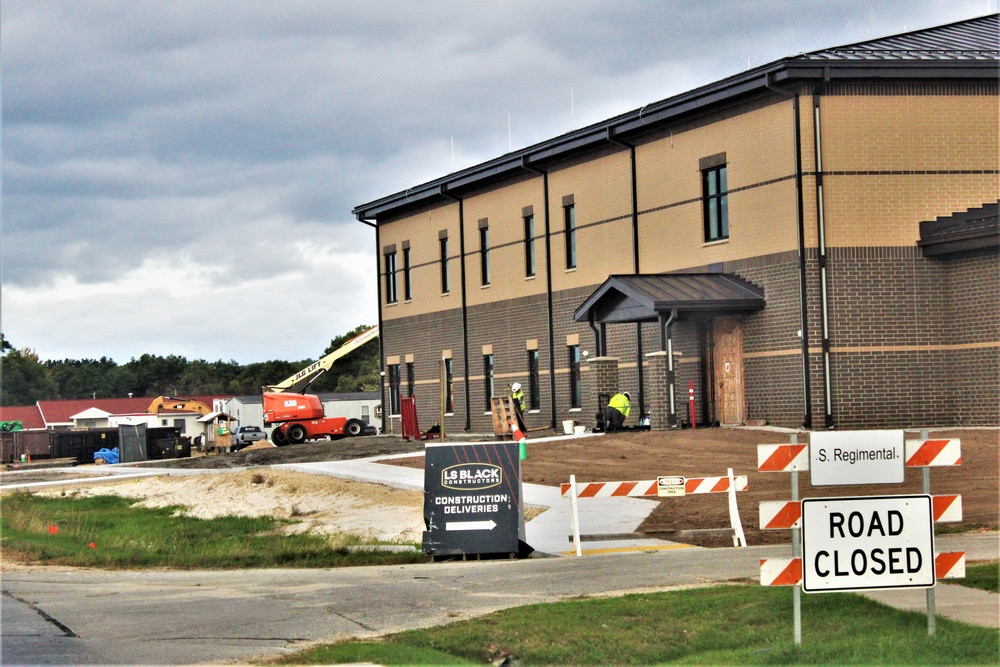 October 2023 construction operations of $11.96 million transient training brigade headquarters at Fort McCoy