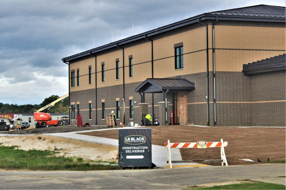 October 2023 construction operations of $11.96 million transient training brigade headquarters at Fort McCoy