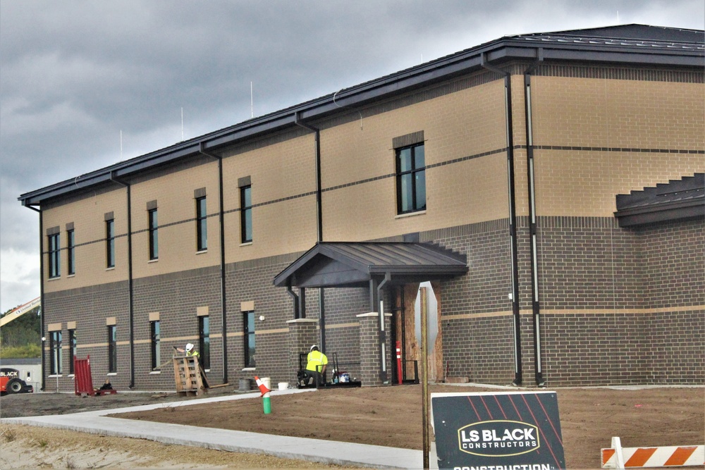 October 2023 construction operations of $11.96 million transient training brigade headquarters at Fort McCoy