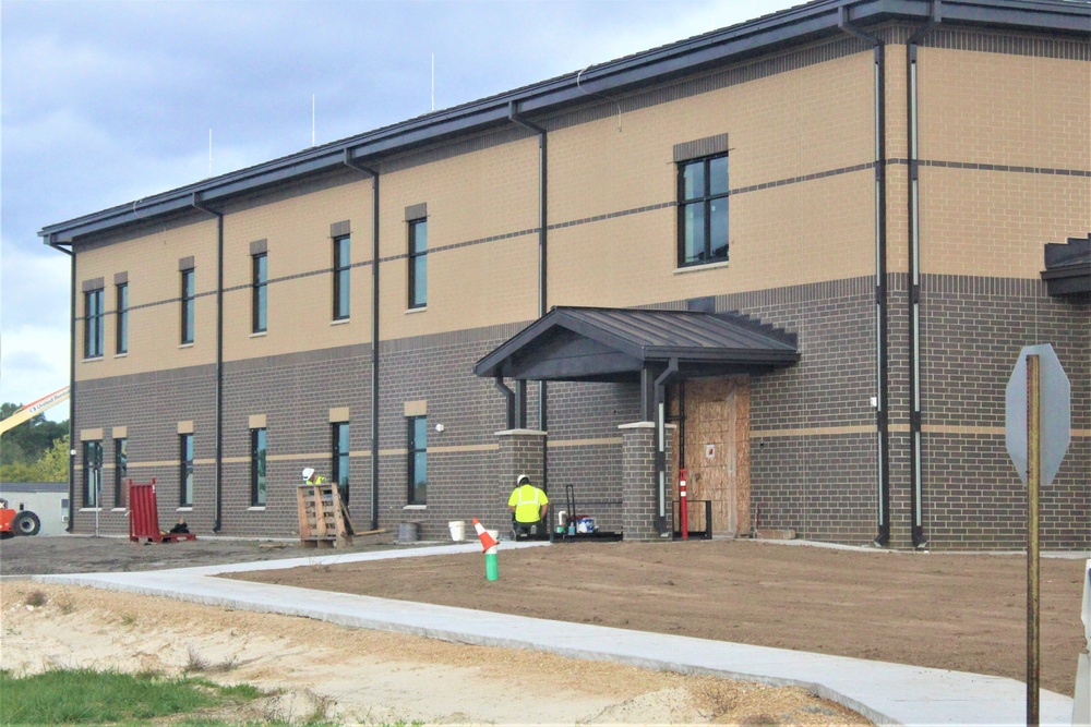 October 2023 construction operations of $11.96 million transient training brigade headquarters at Fort McCoy