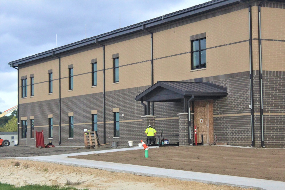 October 2023 construction operations of $11.96 million transient training brigade headquarters at Fort McCoy