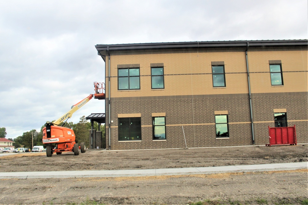 October 2023 construction operations of $11.96 million transient training brigade headquarters at Fort McCoy