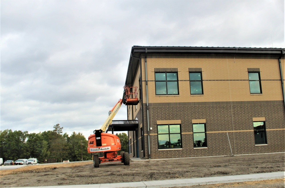 October 2023 construction operations of $11.96 million transient training brigade headquarters at Fort McCoy