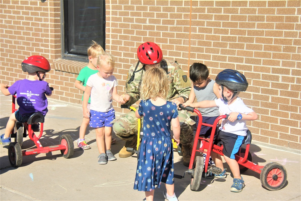 Garrison commander visits Fort McCoy Child Development Center