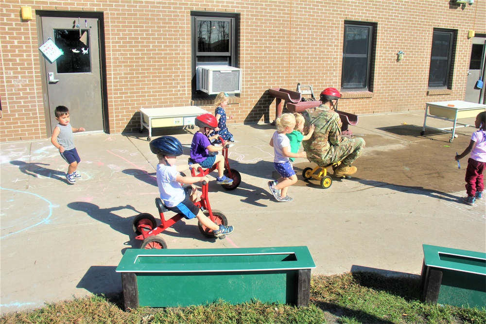 Garrison commander visits Fort McCoy Child Development Center